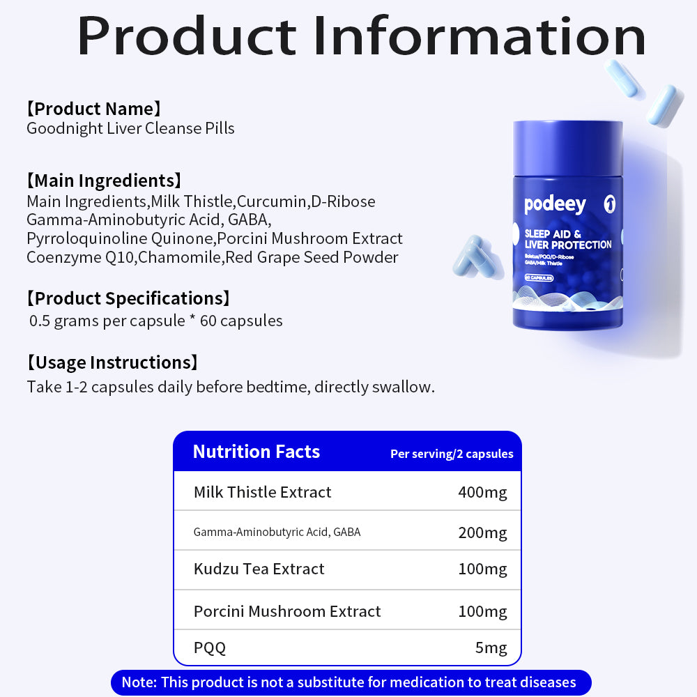 Podeey GABA Artichoke Curcumin Porcinum Softgelsn